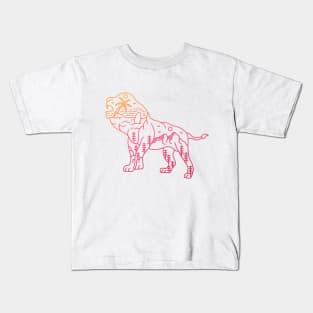 The Adventurous Lion Kids T-Shirt